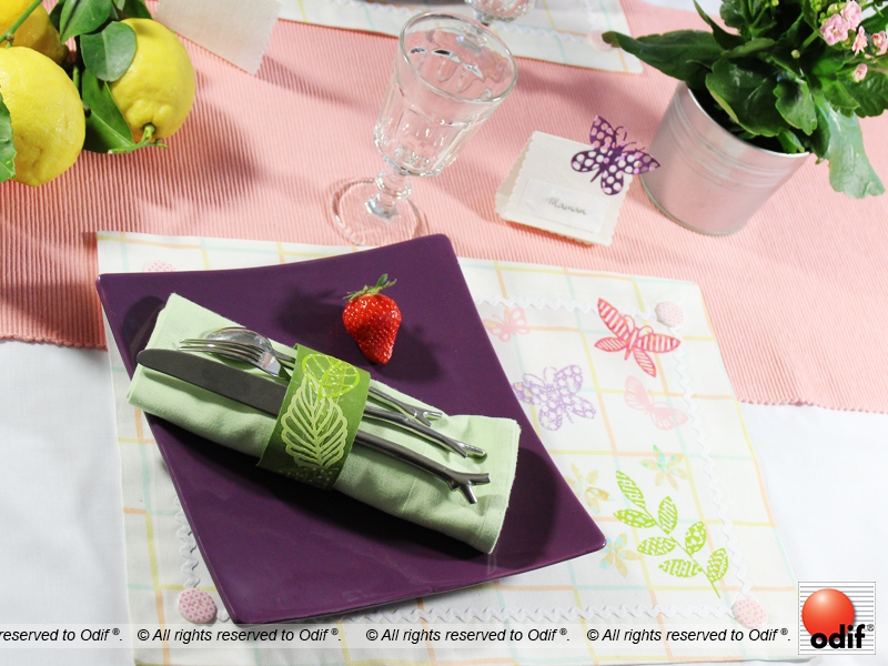 Photo : DIY - Spring table settings