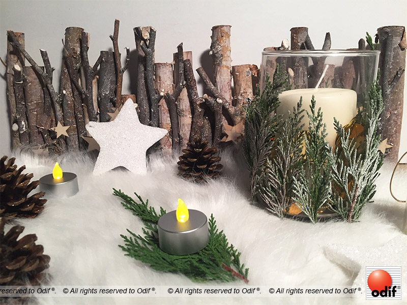Photo : DIY - Christmas candle holder