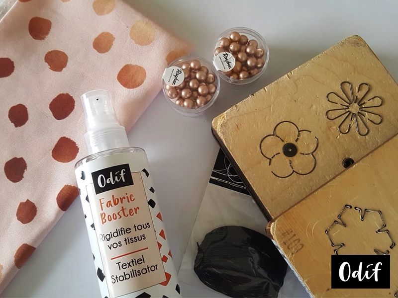 Material : DIY - Flowers Fabric Necklace