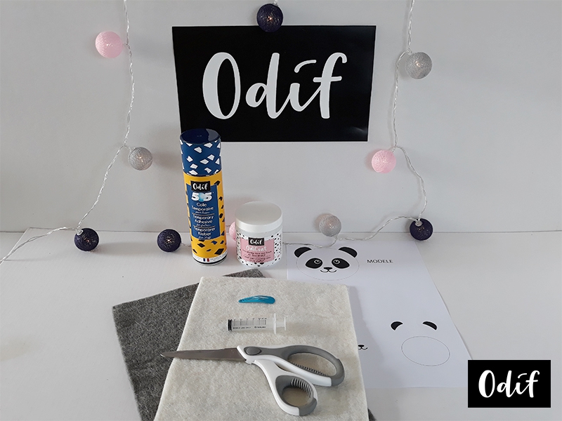 Material : DIY - Panda hair clip