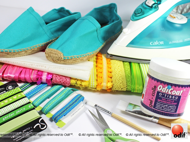 Material : DIY - Perfect espadrilles for a Garden Party