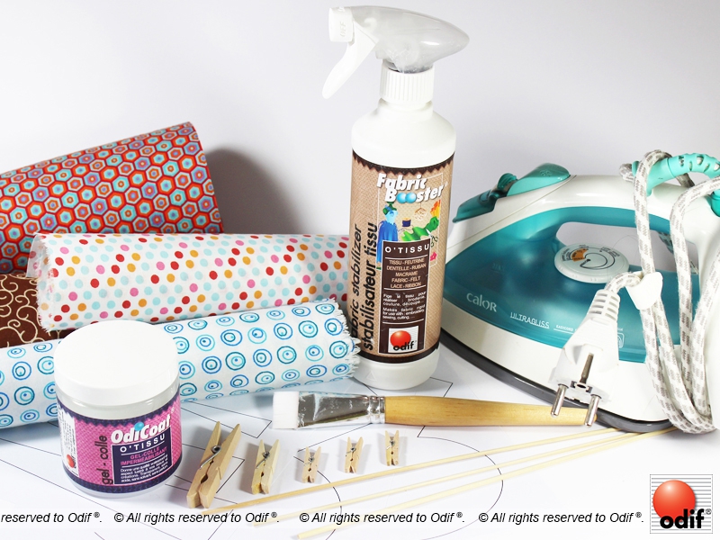 Material : DIY - Fabric Butterfly Clips 