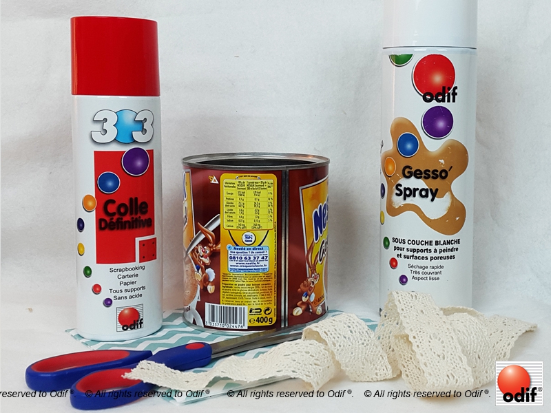 Material : DIY - Upcycled pencil holder