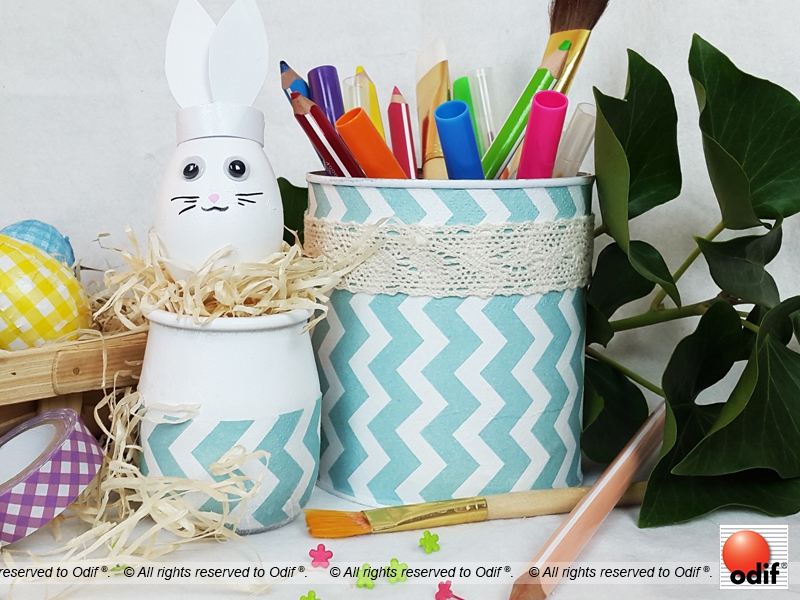 Photo : DIY - Upcycled pencil holder