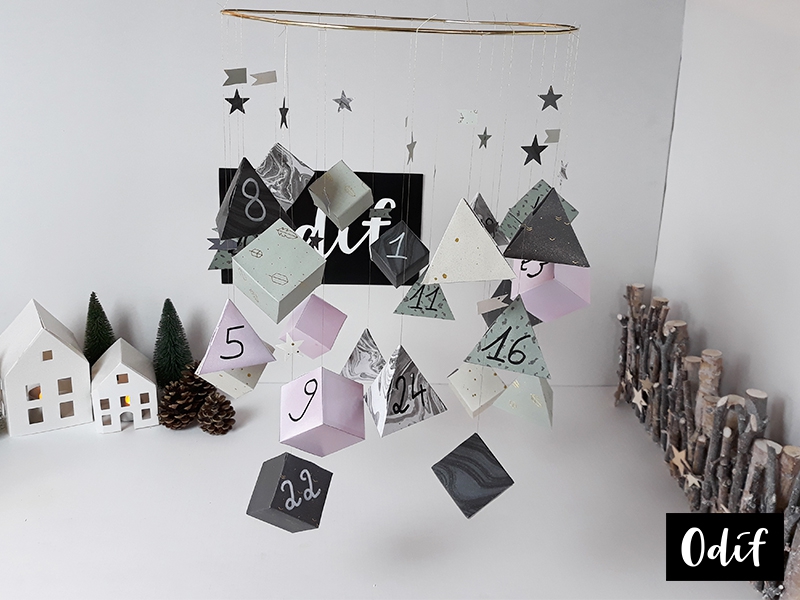 Photo : DIY - Aerial advent calendar