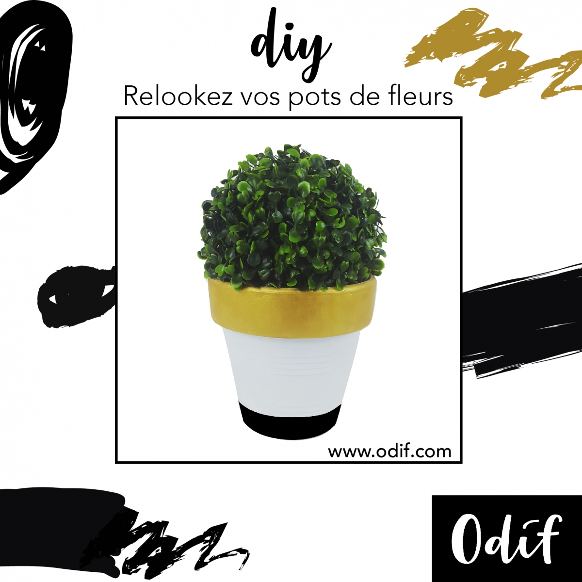 Photo : DIY - Customise your flower pots