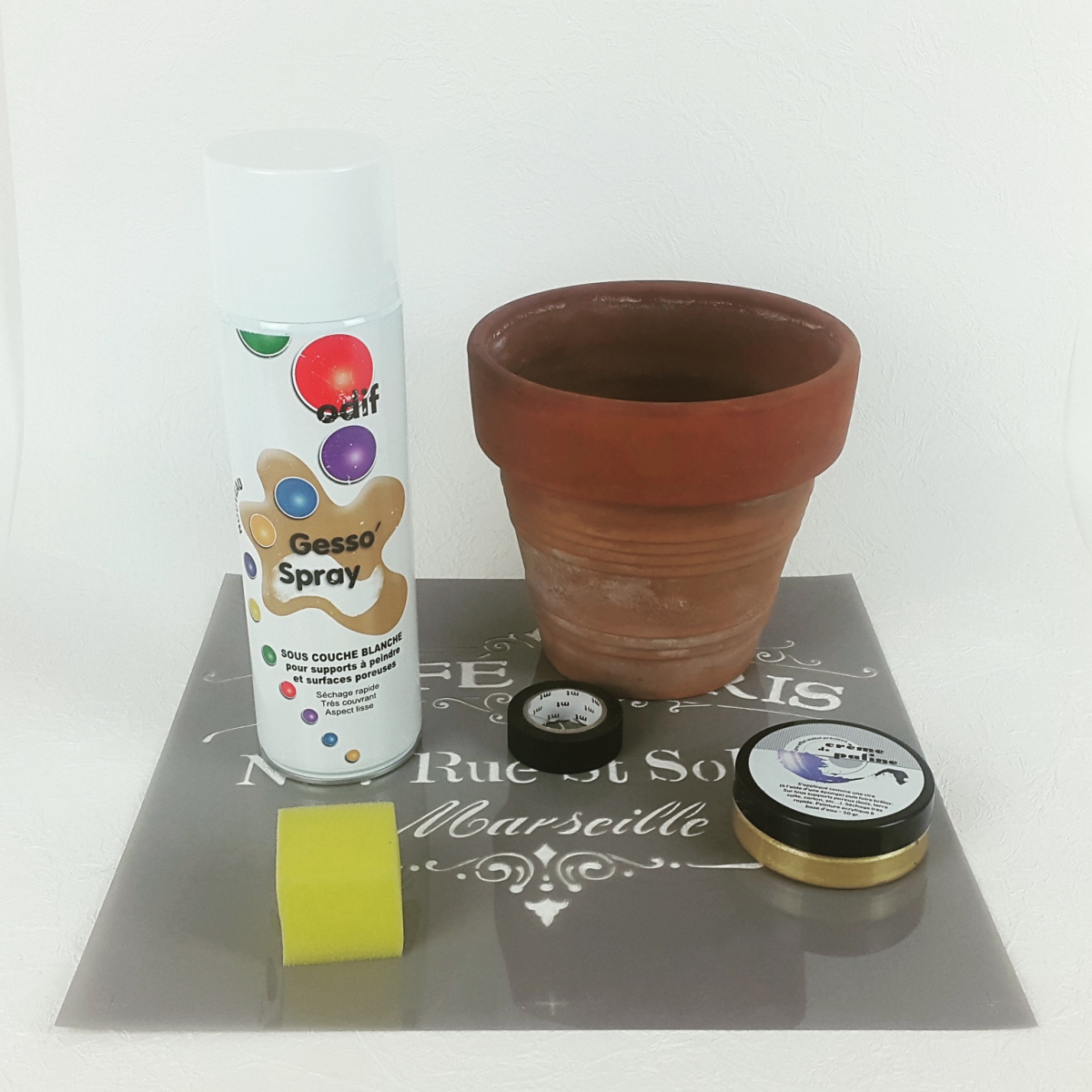 Material : DIY - Customise your flower pots