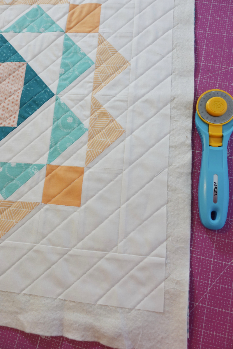 Step 4 : Trim the Quilt