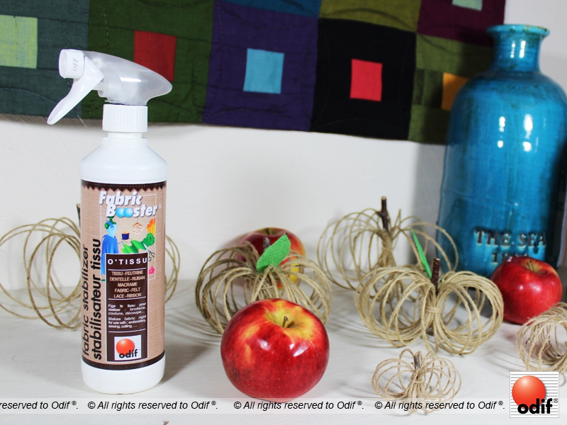 Photo : DIY - Easy decoration: twined apples