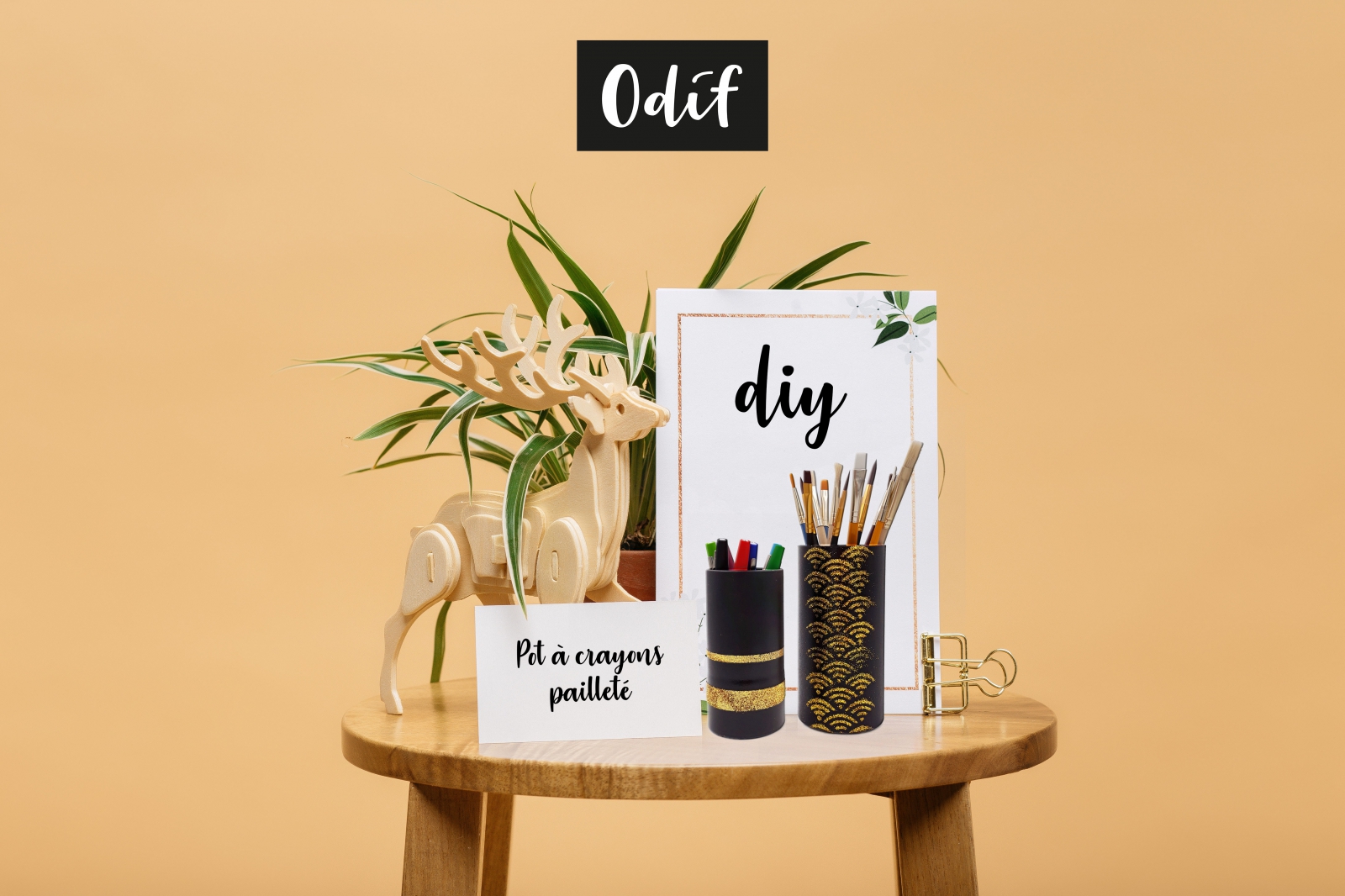 Photo : DIY - Glitter Pencil Jar