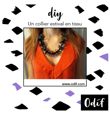 Photo : DIY - Fabric Necklace